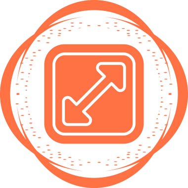 Büyütme Ağ simgesinin vektör illüstrasyonu