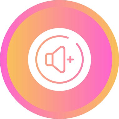 Ses hoparlörü web illüstrasyonu