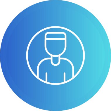 kullanıcı avatar simgesi vektör çizimi