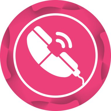 Uydu Telefon simgesinin vektör çizimi