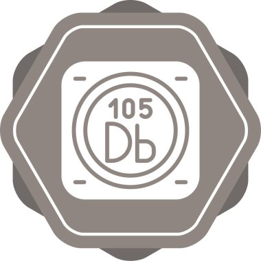 Kimyasal elementin web illüstrasyonu