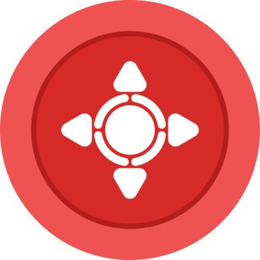 Beyaz arkaplanda izole edilmiş konum web simgesi 