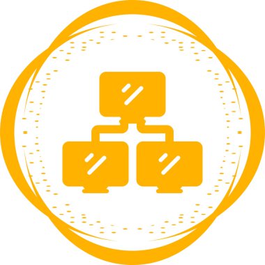 ağ web simgesi, vektör çizim