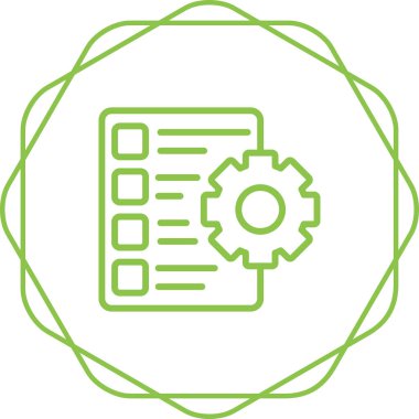 Dosya simgesinin vektör illüstrasyonu 