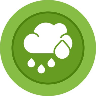 Bulut. Web simgesi basit illüstrasyon 