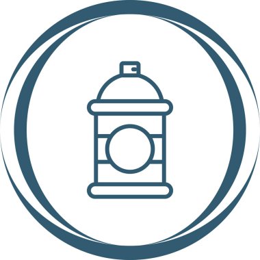 Sprey Kutusu simgesi, basit illüstrasyon