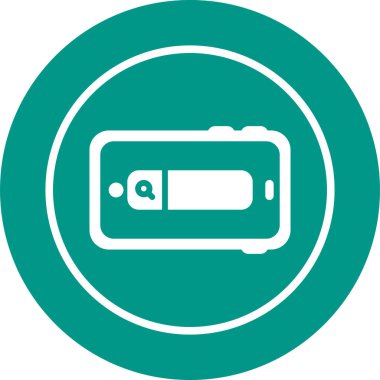 Tablet modern simgesinin vektör illüstrasyonu