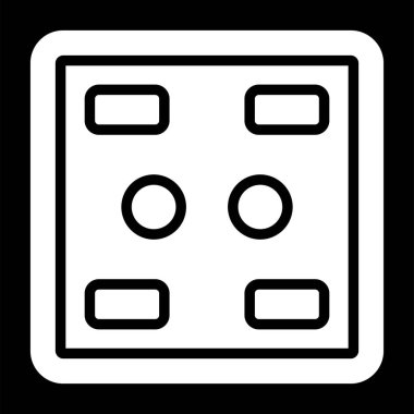 soket simgesi web basit illüstrasyon