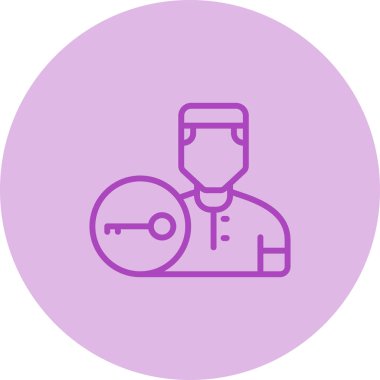 user icon, vector illustration simple design