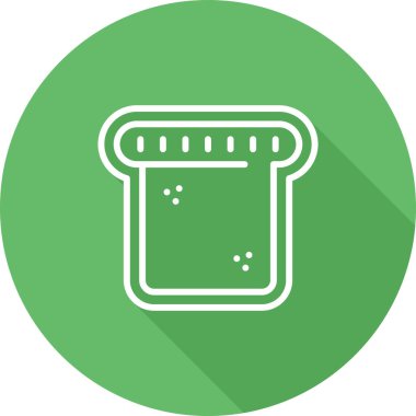 Tost Ağı simgesi, basit vektör illüstrasyonu