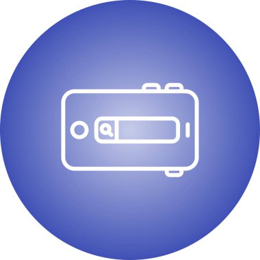 Tablet modern simgesinin vektör illüstrasyonu