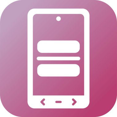 cep telefonu simgesi, vektör illüstrasyon tasarımı 