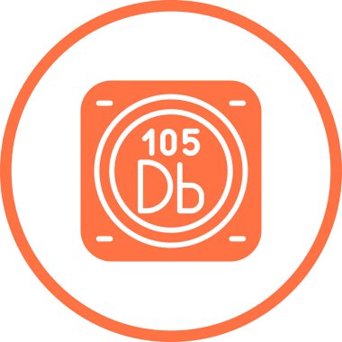 Kimyasal elementin web illüstrasyonu