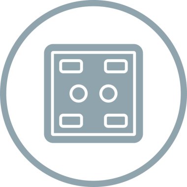 soket simgesi web basit illüstrasyon