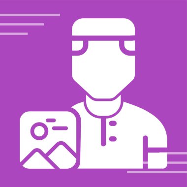 user icon, vector illustration simple design