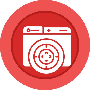 hedef simge, vektör illüstrasyonu basit tasarım