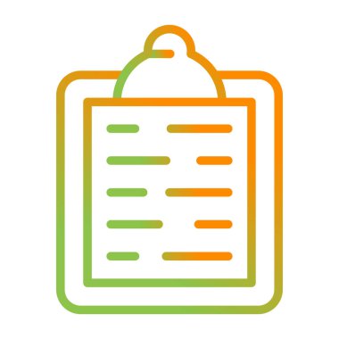 Pano simgesi, vektör illüstrasyonu basit tasarım