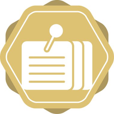 Yapışkan Notlar İmza Çizim Vektörü izole edildi. Not Simgesi. Bellek Simgesi