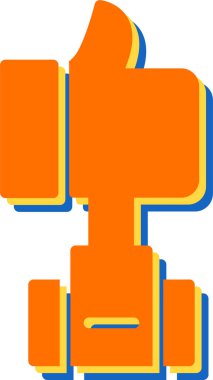 Kupa simge vektör çizim 