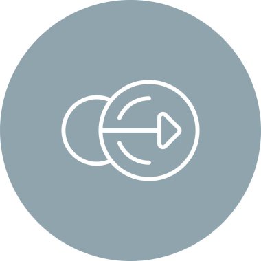 Düzleştirme aracı simgesi, vektör illüstrasyonu