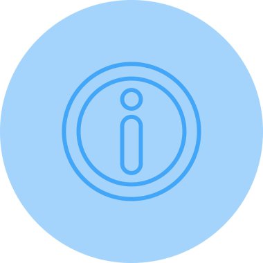 Bilgi. Web simgesi basit illüstrasyon 