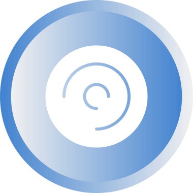 Çember olun. Web simgesi basit tasarım