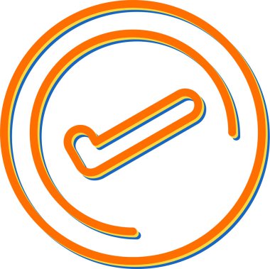 İşaretleme simgesi web basit illüstrasyonu