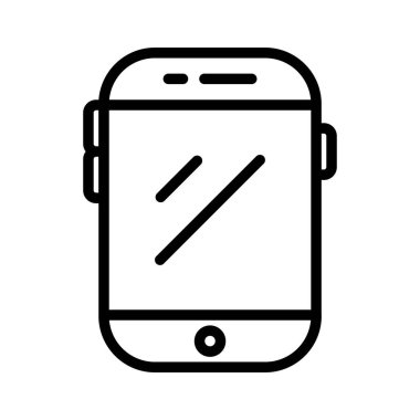 Akıllı telefon. Web simgesi basit tasarım