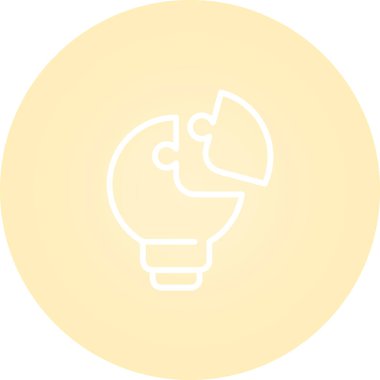 Sorun çözme simgesinin vektör illüstrasyonu