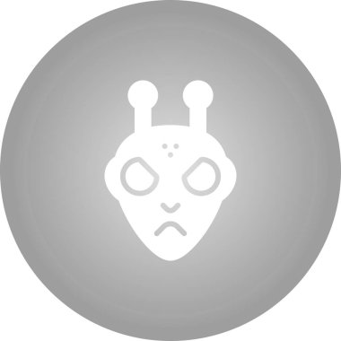  uzaylı vektör ağı simgesi