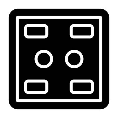 soket simgesi web basit illüstrasyon