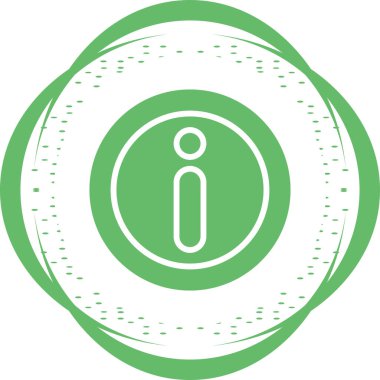 Bilgi. Web simgesi basit illüstrasyon 