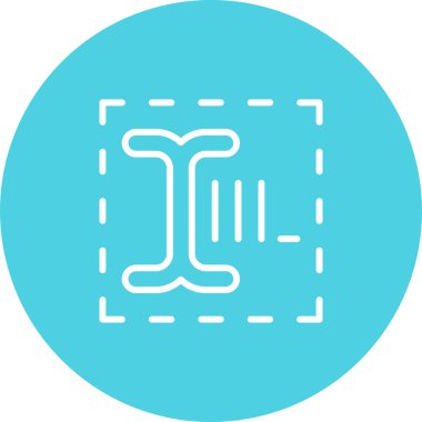 Metin Kutusu, belge ikonu vektör illüstrasyonu 