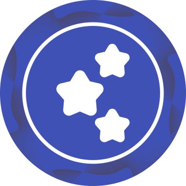 Yıldız patlaması etkisi simgesi, vektör illüstrasyonu 