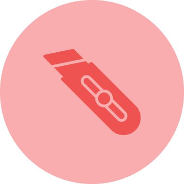 Kağıt Kesicisi web simgesi, basit vektör illüstrasyonu