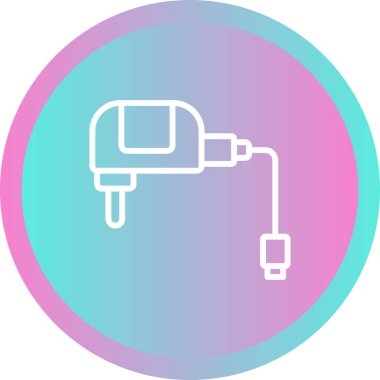 Aygıt web simgesi vektör illüstrasyonu