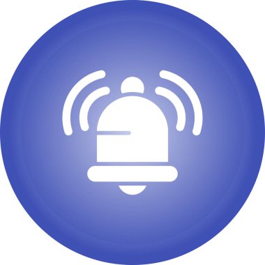 Çan simgesi web basit illüstrasyon