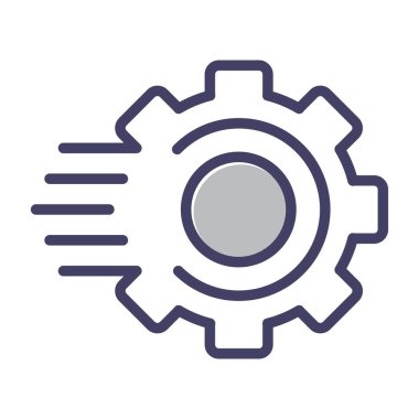 Beyaz arkaplanda hızlı yanıt simgesi izole edildi 