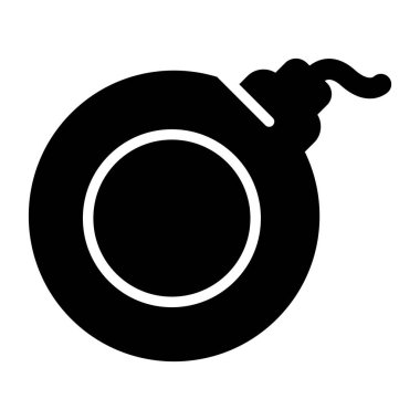 bomba simgesi web basit illüstrasyon