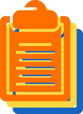 Pano simgesi, vektör illüstrasyonu basit tasarım