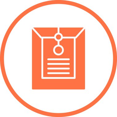 belge dosyası web simgesi basit illüstrasyon