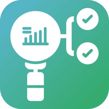 Prescriptive Analytics simgesinin vektör çizimi