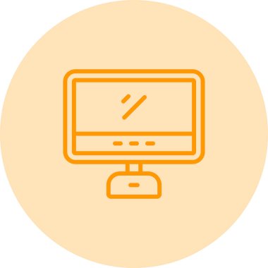 masaüstü web simgesi vektör çizimi