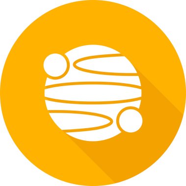 Gezegen simge vektör çizim 