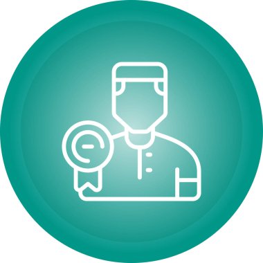 User icon, vector illustration simple design