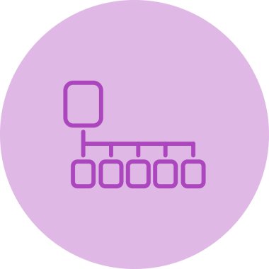 Kart Sıralama Web simgesi vektör çizimi