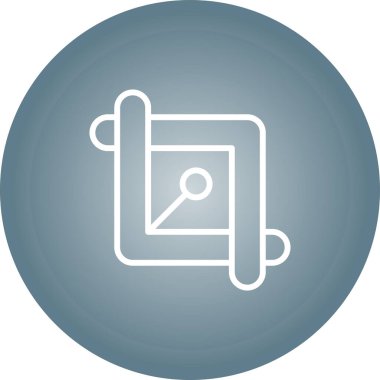 Ekin. Web simgesi basit illüstrasyon