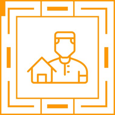 user icon, vector illustration simple design