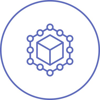 Tedarik zinciri yönetim web simgesi vektör illüstrasyonuName