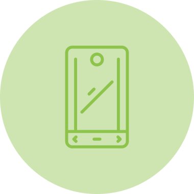 akıllı telefon simgesi, vektör illüstrasyonu basit tasarım